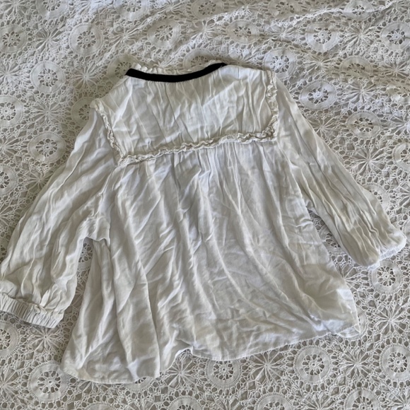 Zara peasant maid long sleeve blouse - Picture 2 of 2